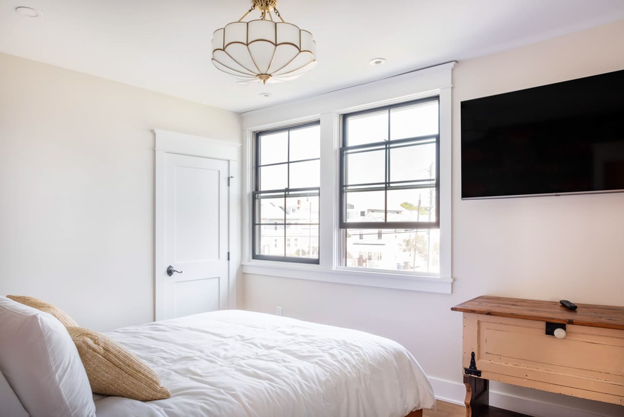 Snapshot of the interior of a Wildwood beach house, revealing its elegant decor and modern comforts